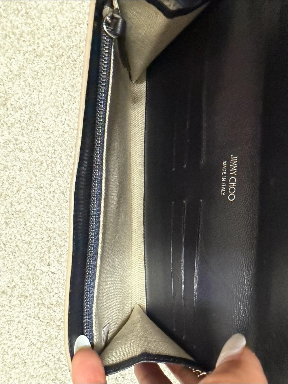 Jimmy Choo sparkling navy